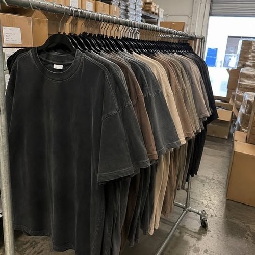 Oversized washed blank tees - oversized,