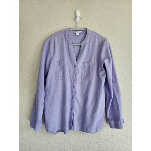 Lavender oversized button down - oversized,
